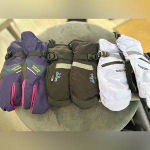 Ski gloves - 3 pairs